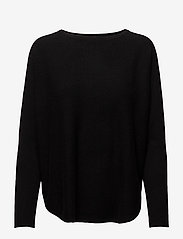 Davida Cashmere - Curved Sweater - cashmere - black - 1