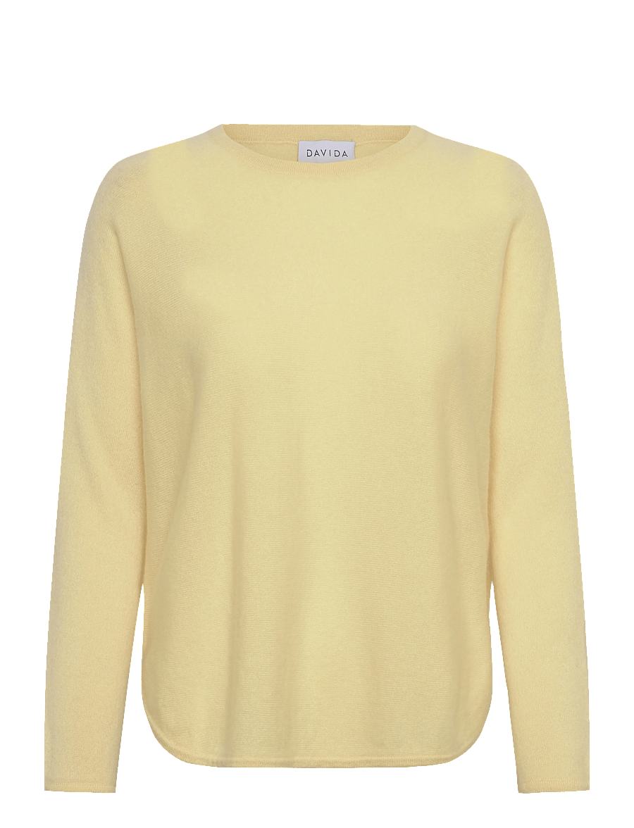 Davida Cashmere - curved sweater - kaschmir - citrus - 1