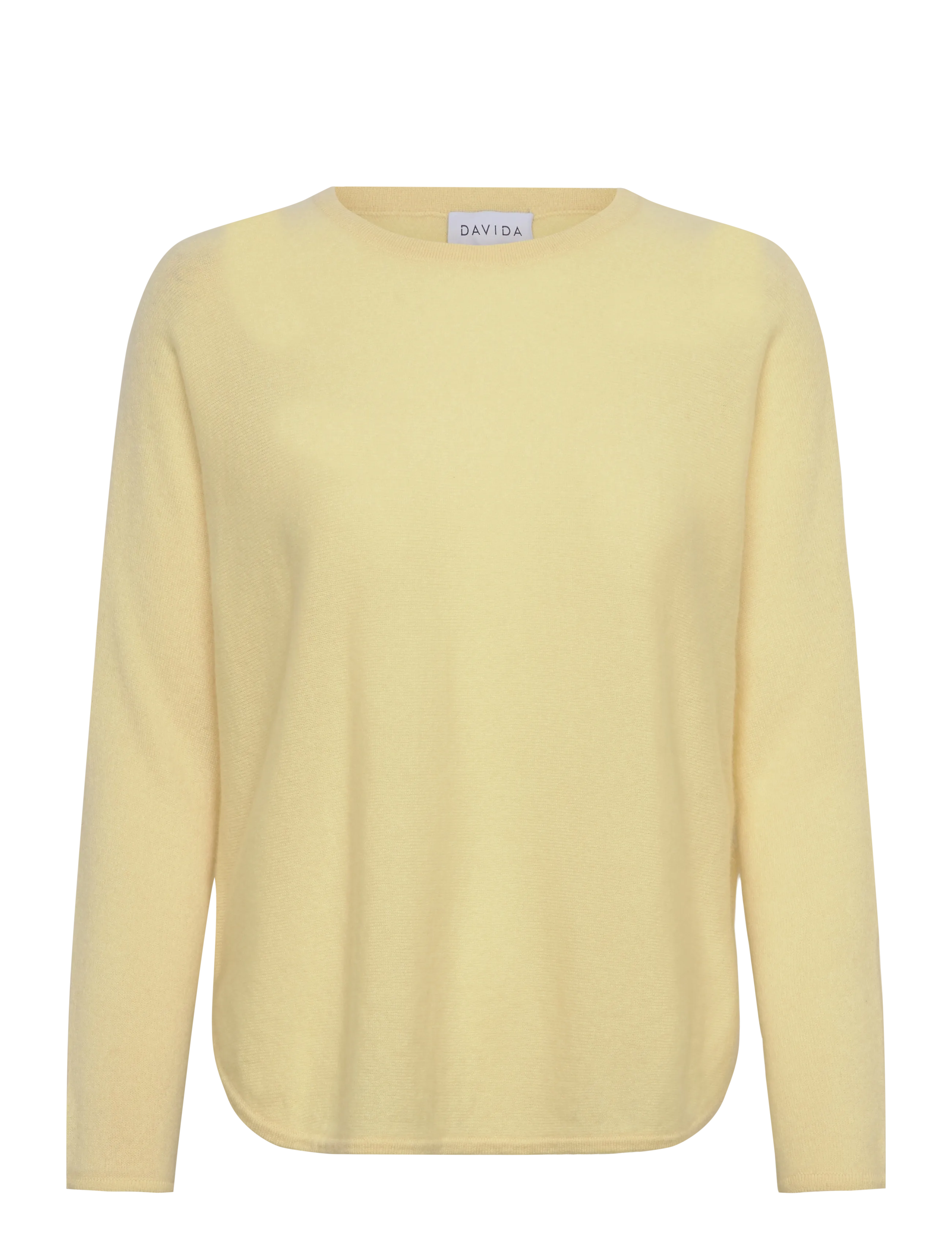 Davida Cashmere - Curved Sweater - cashmere - citrus - 1