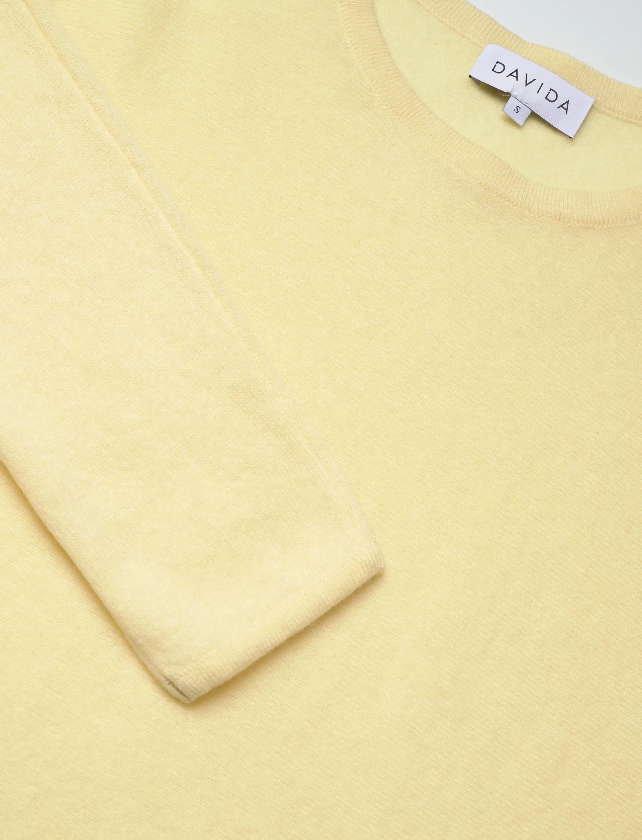 Davida Cashmere - Curved Sweater - cashmere - citrus - 5