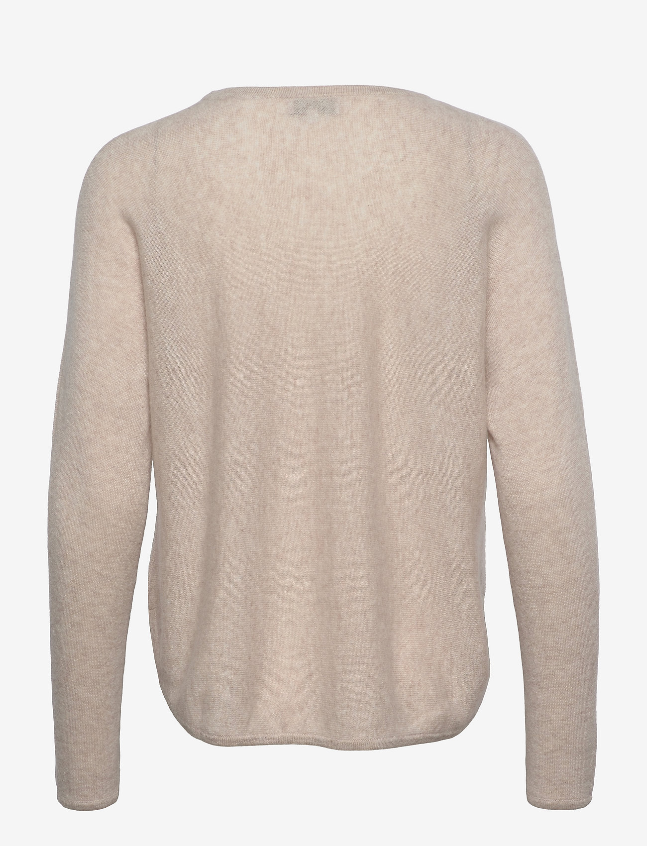 Davida Cashmere - Curved Sweater - cashmere - light beige - 1