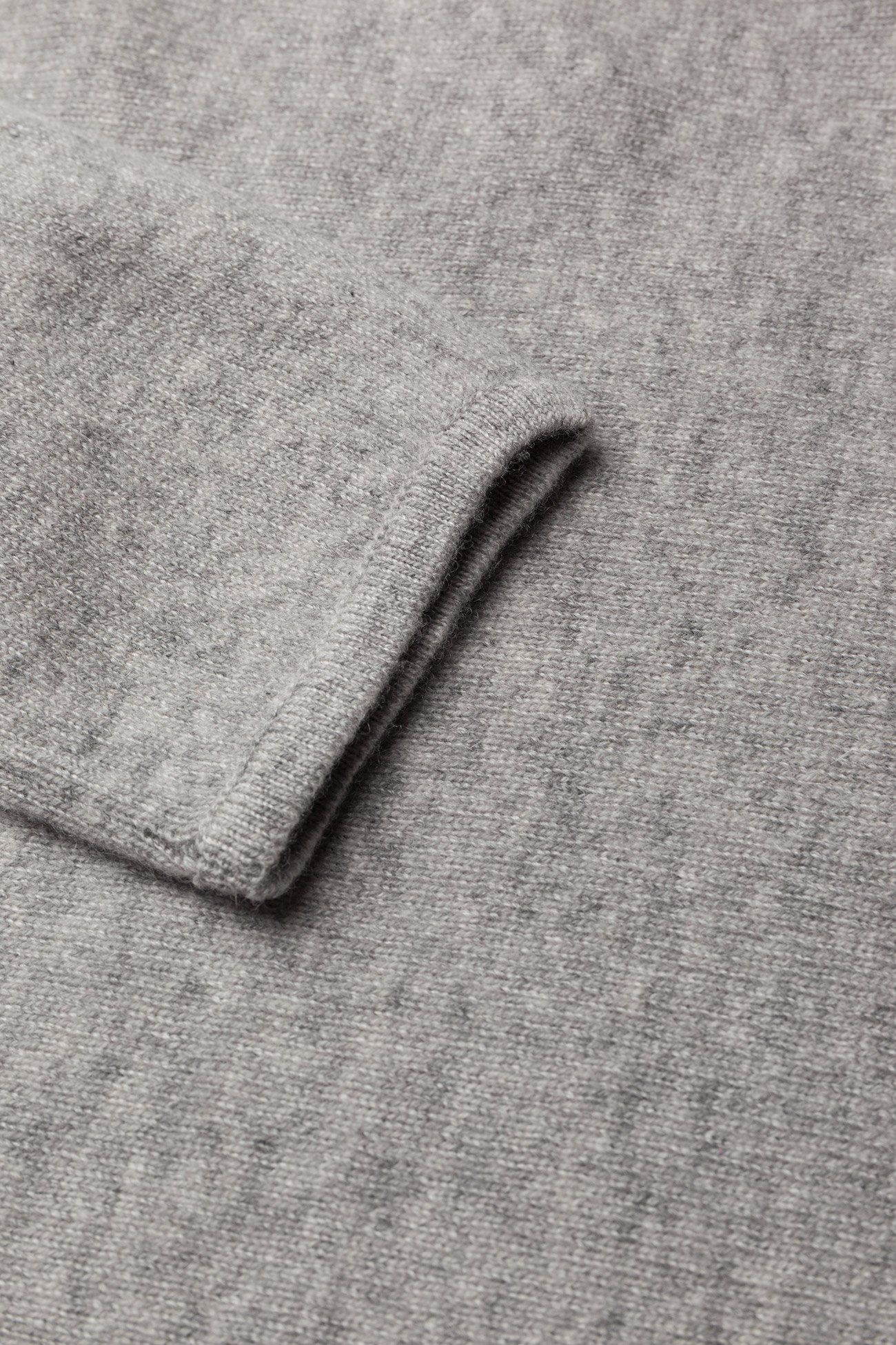 Davida Cashmere - Curved Sweater - trøjer - light grey - 3
