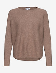 Davida Cashmere - Curved Sweater - trøjer - mink - 0