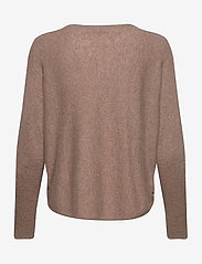 Davida Cashmere - Curved Sweater - swetry - mink - 1