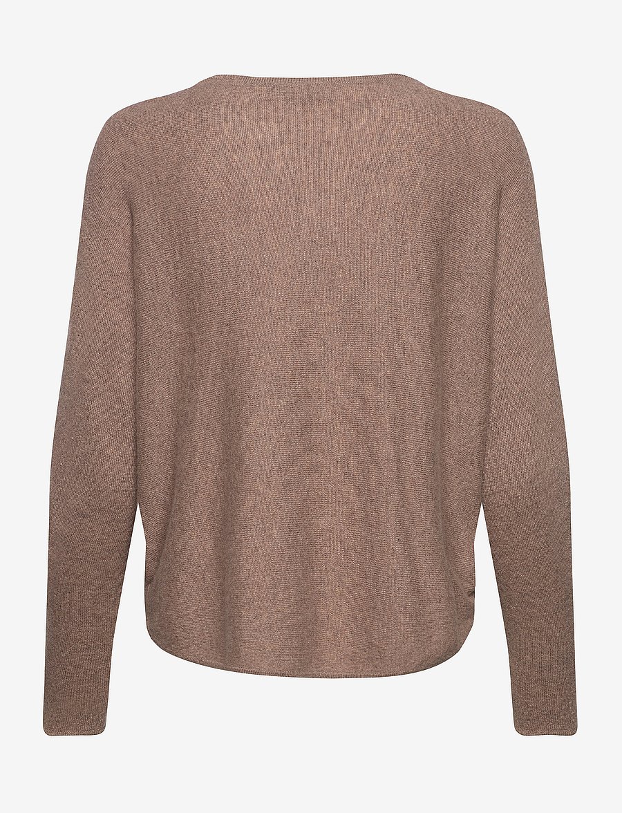 Davida Cashmere - curved sweater - kašmiir - mink - 2