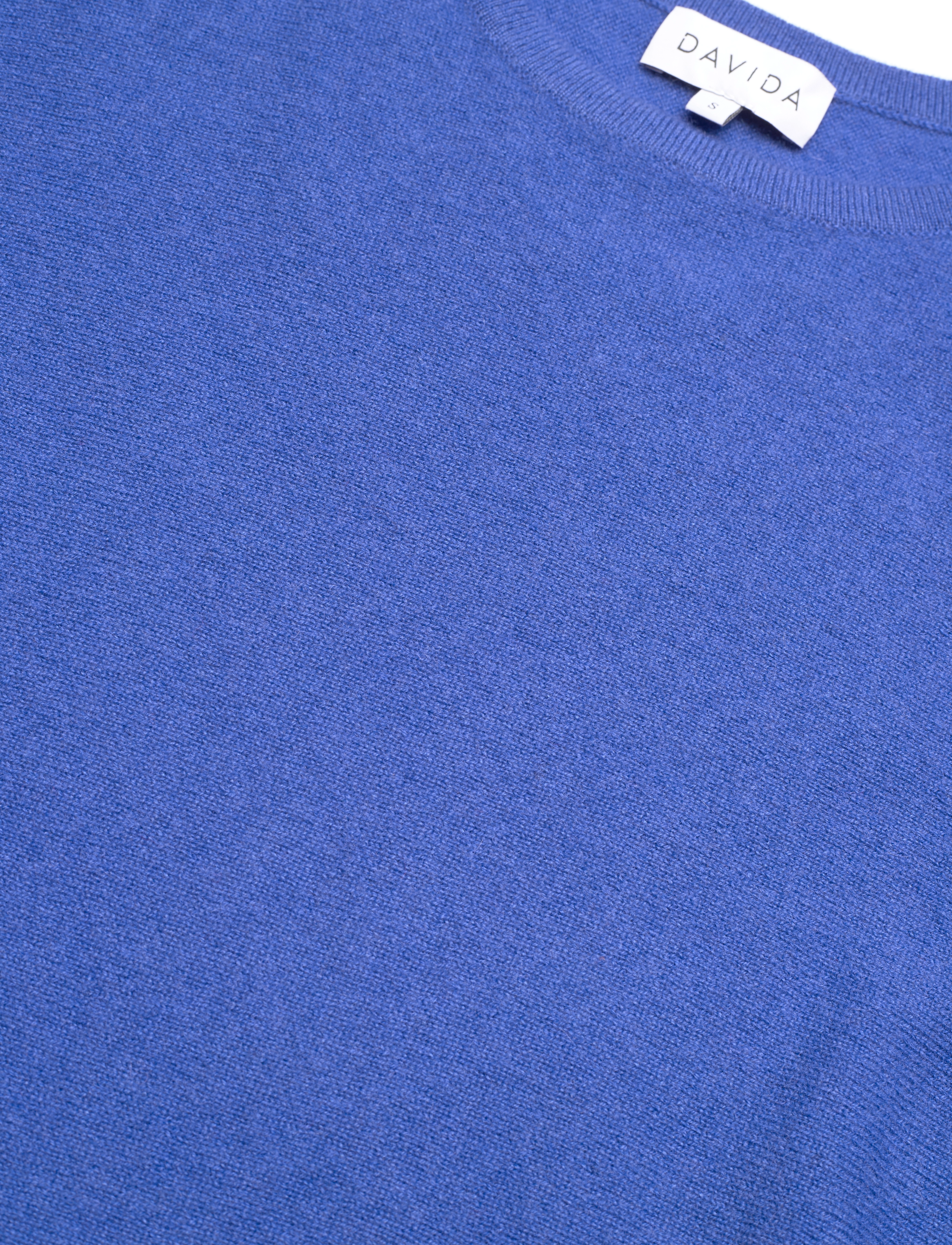 Davida Cashmere - Curved Sweater - trøjer - ultramarine - 2