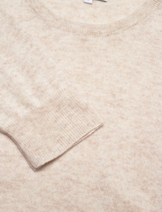Davida Cashmere - Basic O-neck Sweater - cashmere - light beige - 4