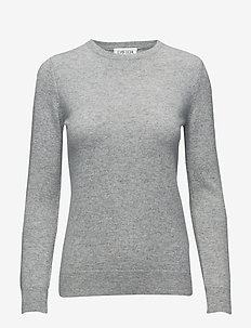 Basic O-neck Sweater, Davida Cashmere