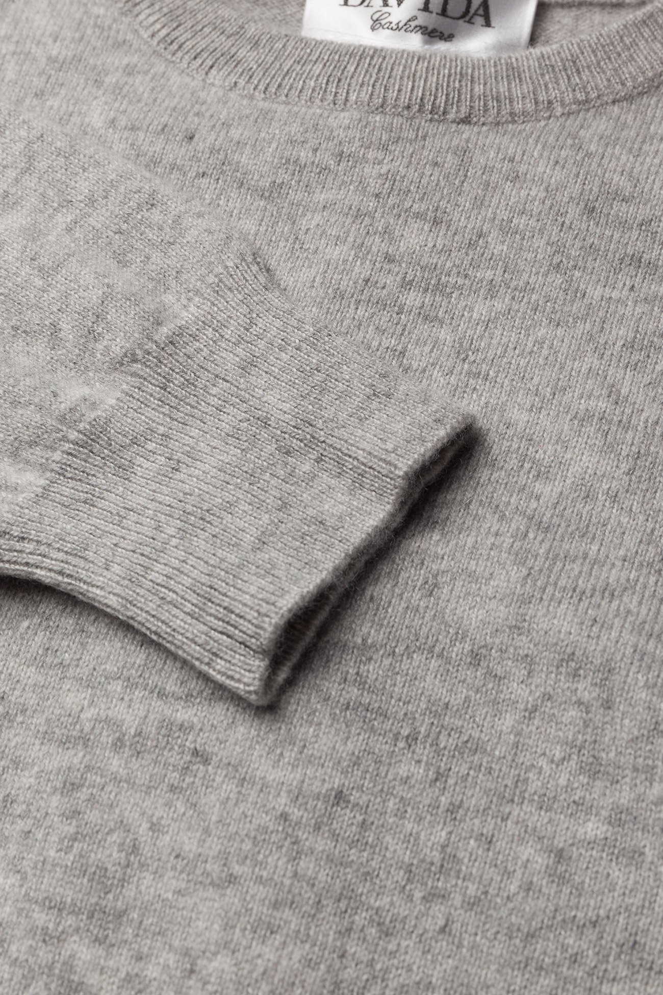 Davida Cashmere - Basic sweater - light grey - 2