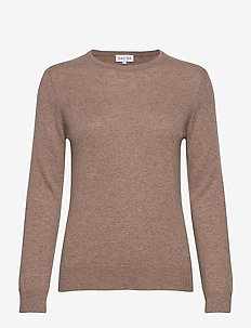 Basic O-neck Sweater, Davida Cashmere