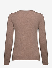 Davida Cashmere - Basic O-neck Sweater - cashmere - mink - 2