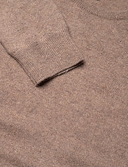 Davida Cashmere - Basic O-neck Sweater - džemperiai - mink - 3