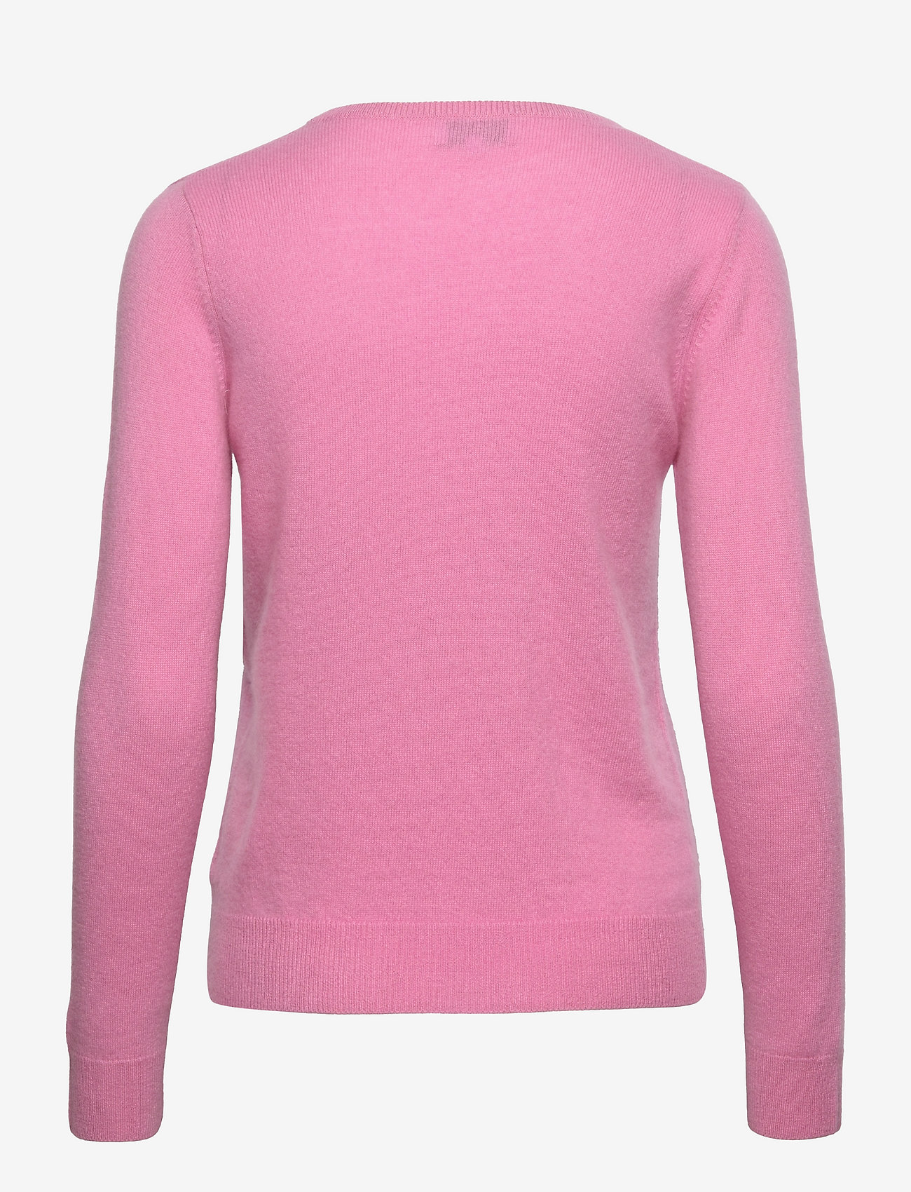 Davida Cashmere - Basic O-neck Sweater - džemprid - rose pink - 1