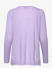Davida Cashmere - Wrap Front Sweater - lavender - 1
