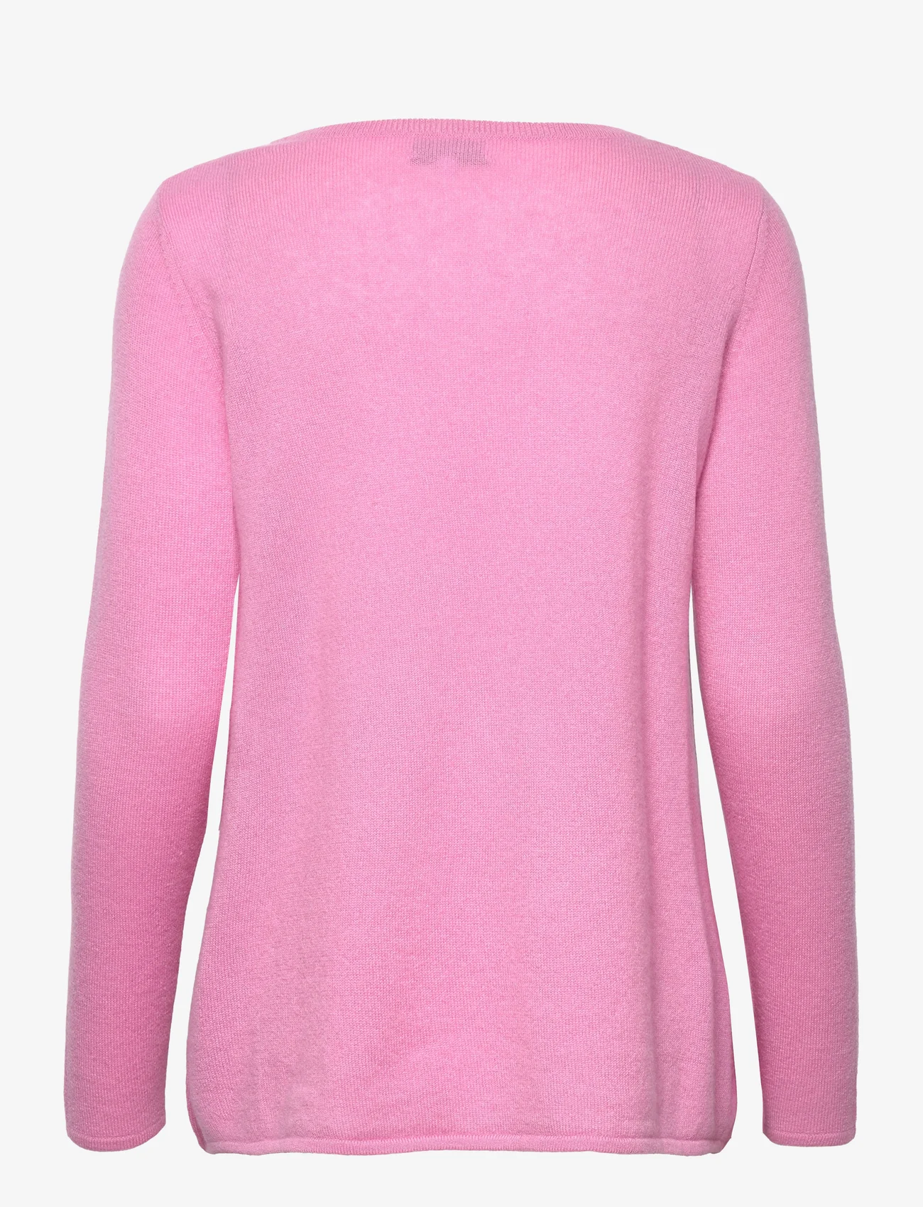 Davida Cashmere - Wrap Front Sweater - swetry - rose pink - 1