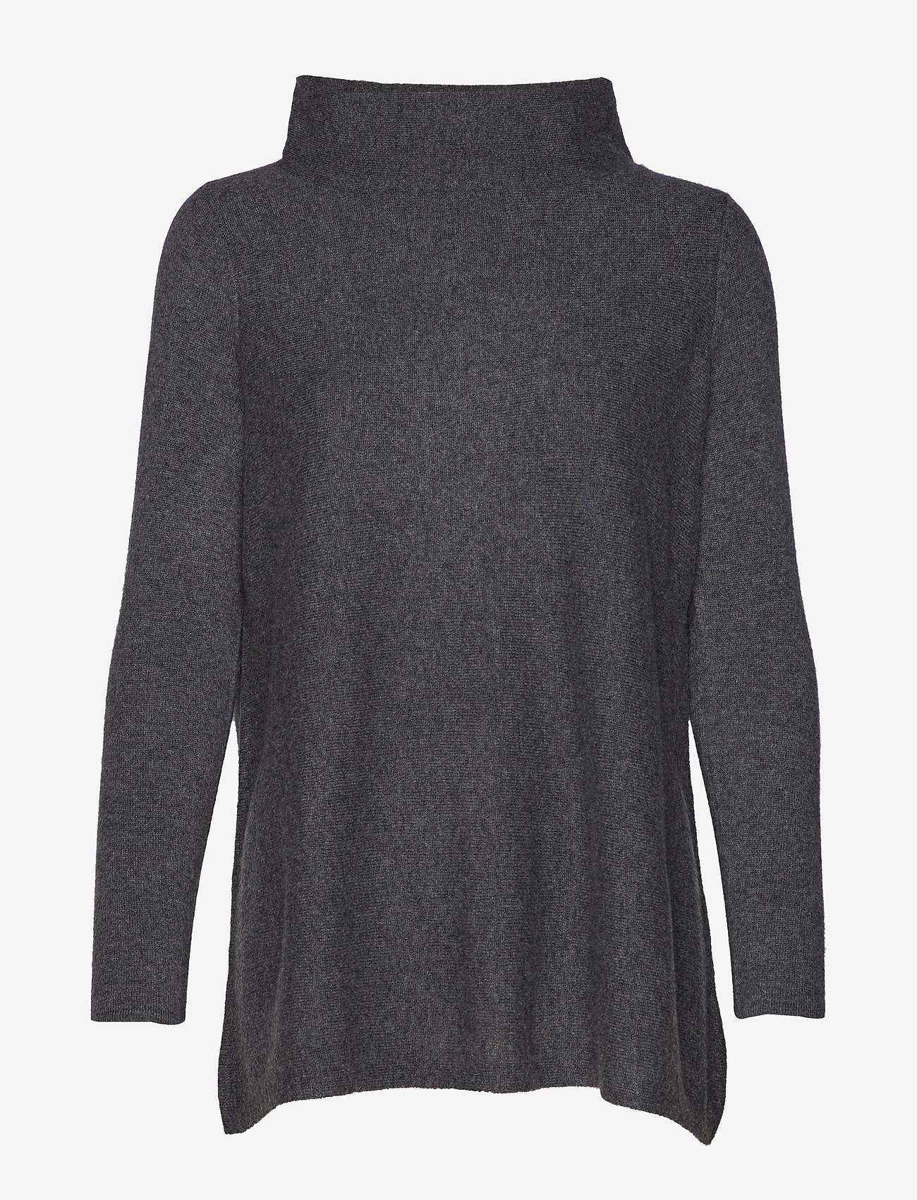 Davida Cashmere - Turtleneck Oversized - dark grey - 0