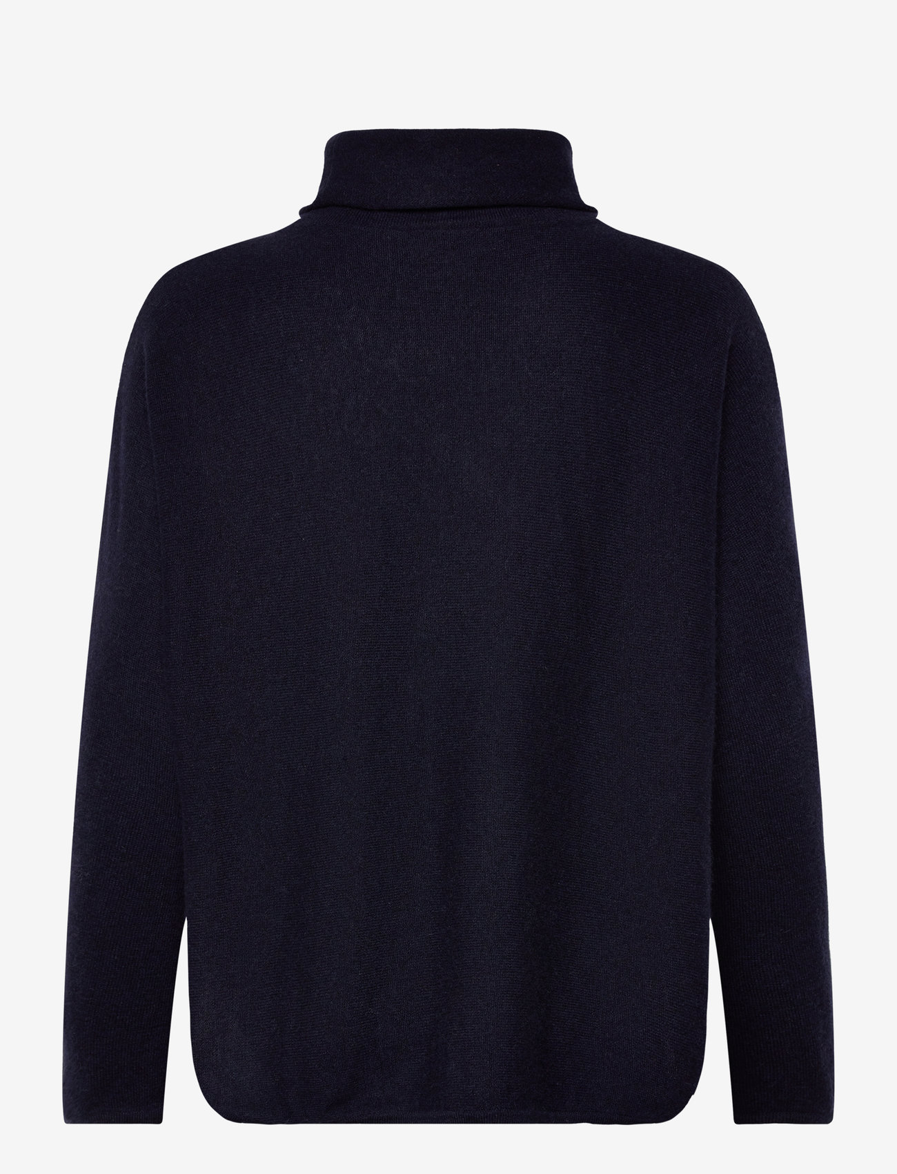 Davida Cashmere - Curved Turtleneck - navy - 1