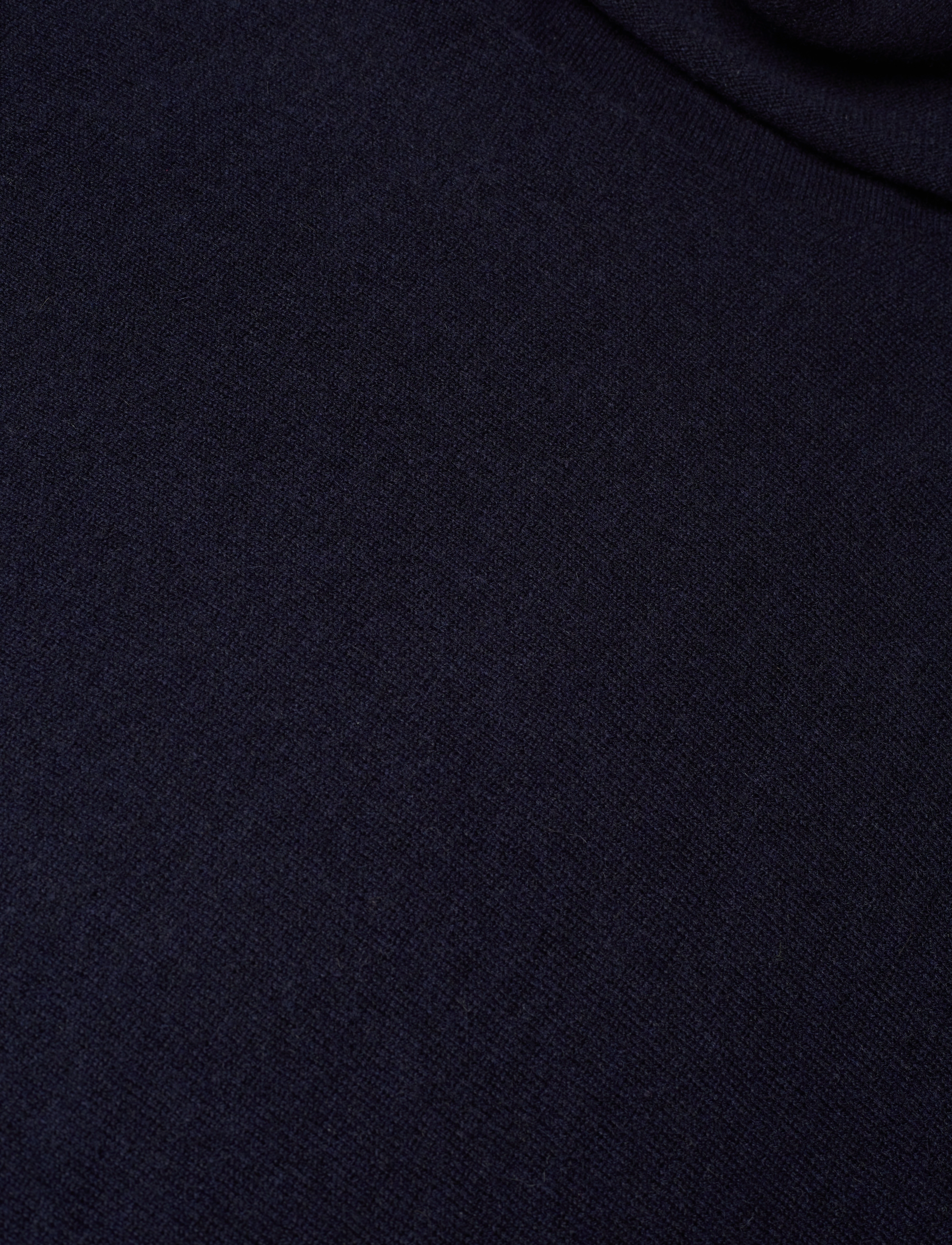 Davida Cashmere - Curved Turtleneck - navy - 2