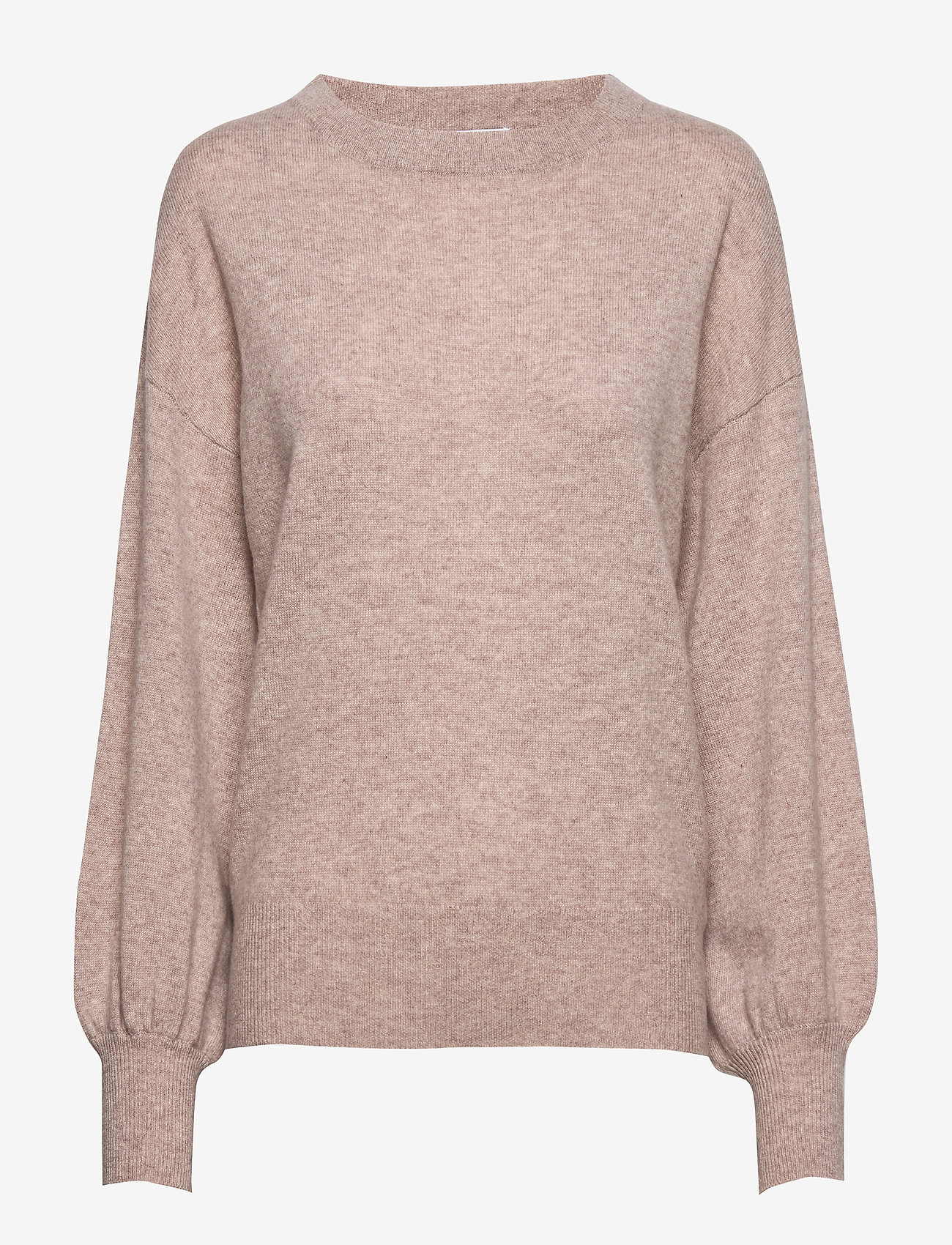Davida Cashmere - Balloon Sleeve Sweater - sand - 0