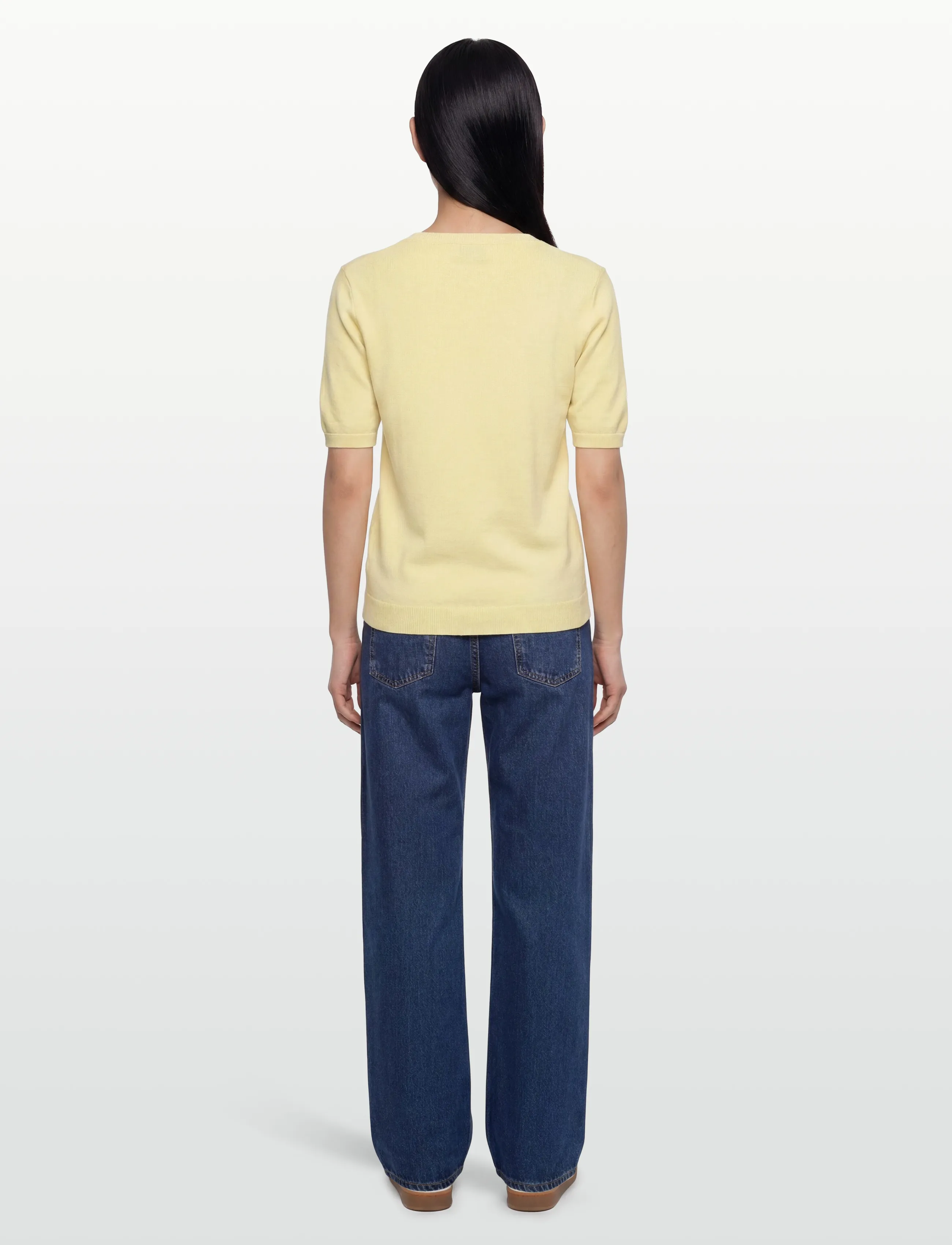 Davida Cashmere - T-shirt Oversized - cashmere - citrus - 4