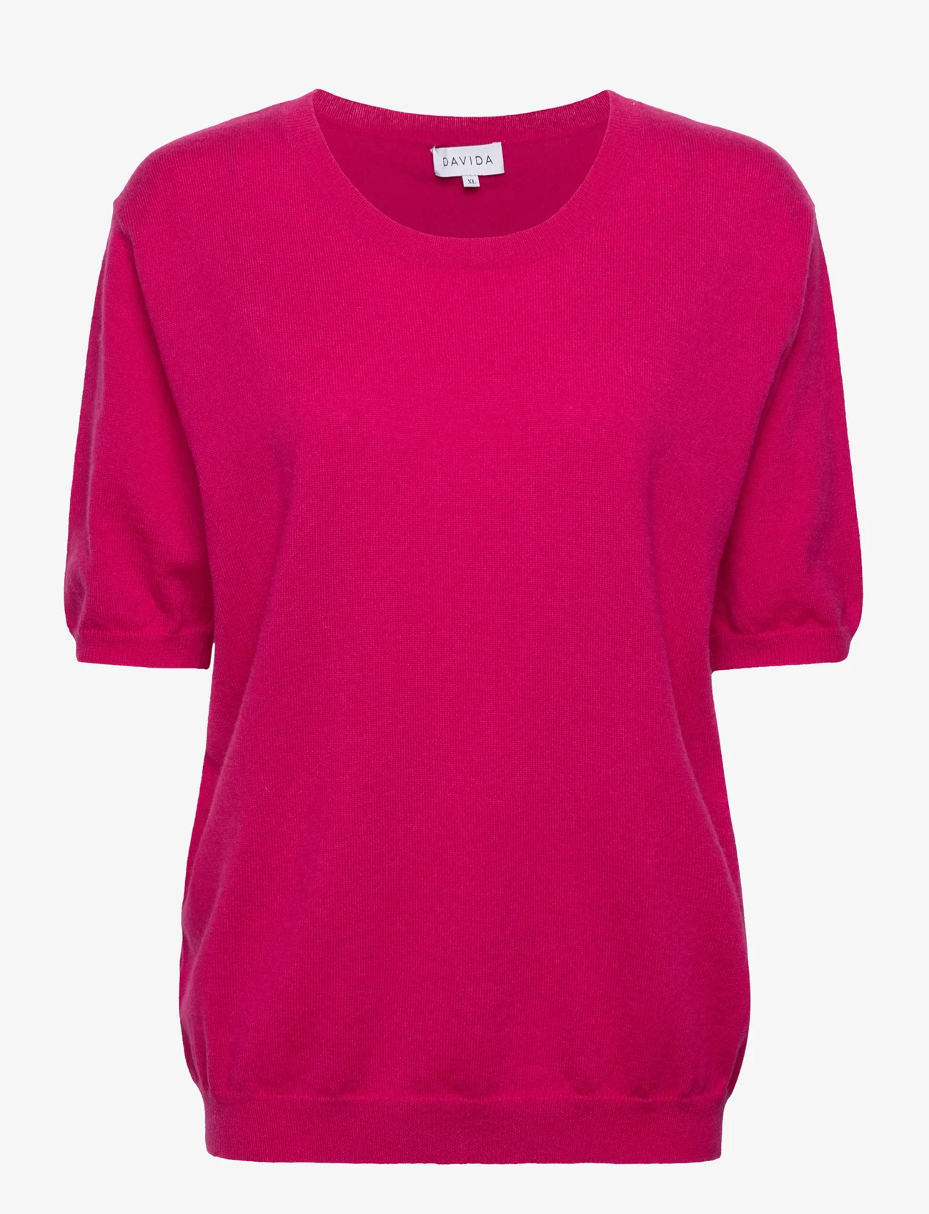 Davida Cashmere - T-shirt Oversized - džemperiai - fuchsia - 0