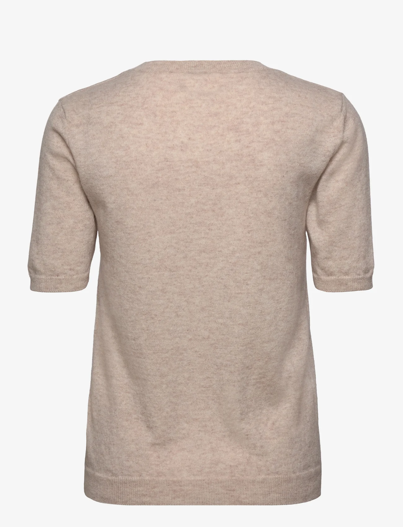 Davida Cashmere - T-shirt Oversized - strikkegensere - light beige - 1