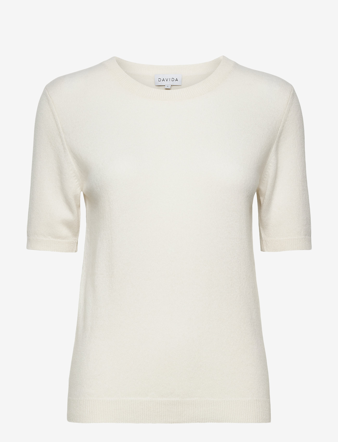 Davida Cashmere - T-shirt Oversized - cachemire - white - 1