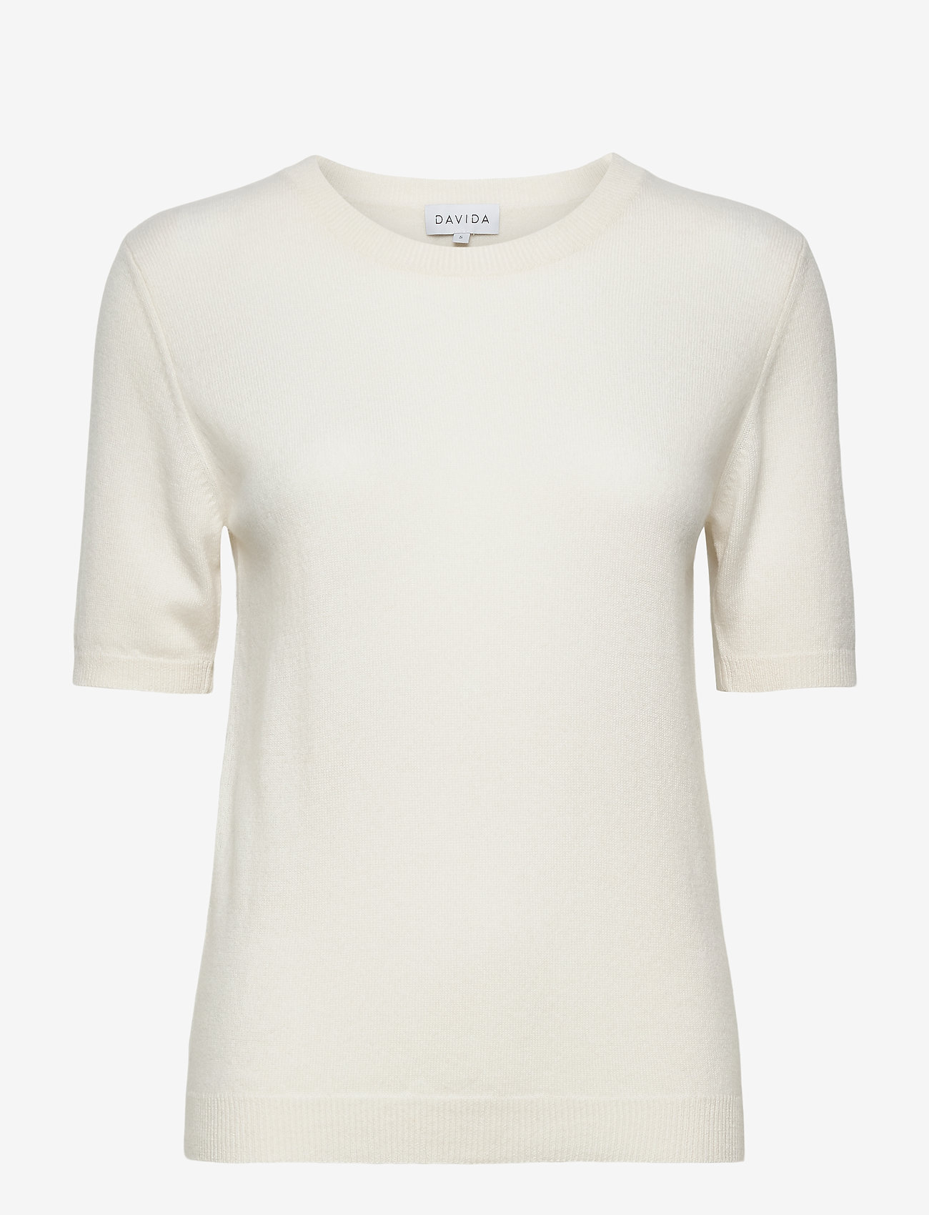 Davida Cashmere - T-shirt Oversized - trøjer - white - 0