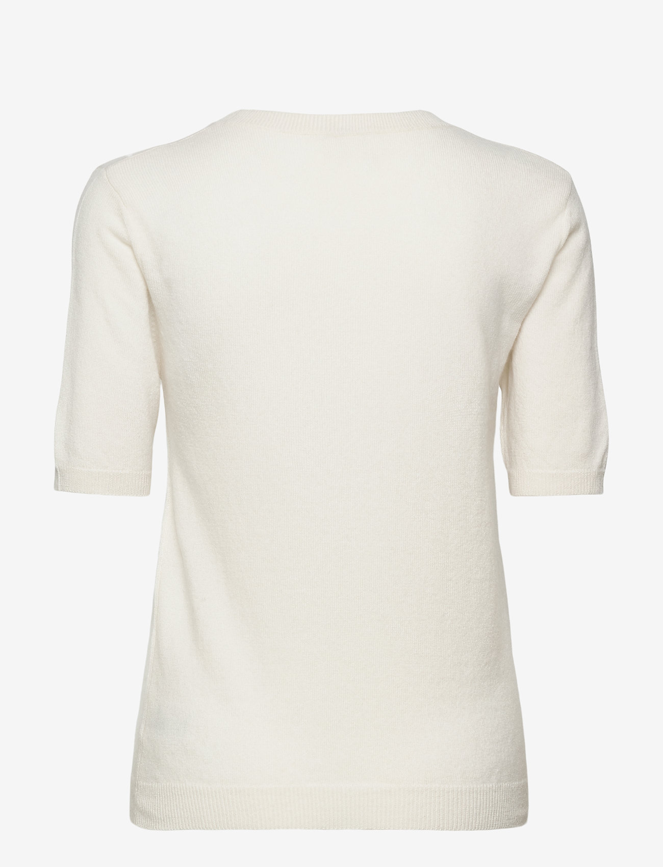 Davida Cashmere - T-shirt Oversized - strikkegensere - white - 1