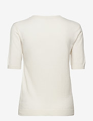 Davida Cashmere - T-shirt Oversized - strikkegensere - white - 1