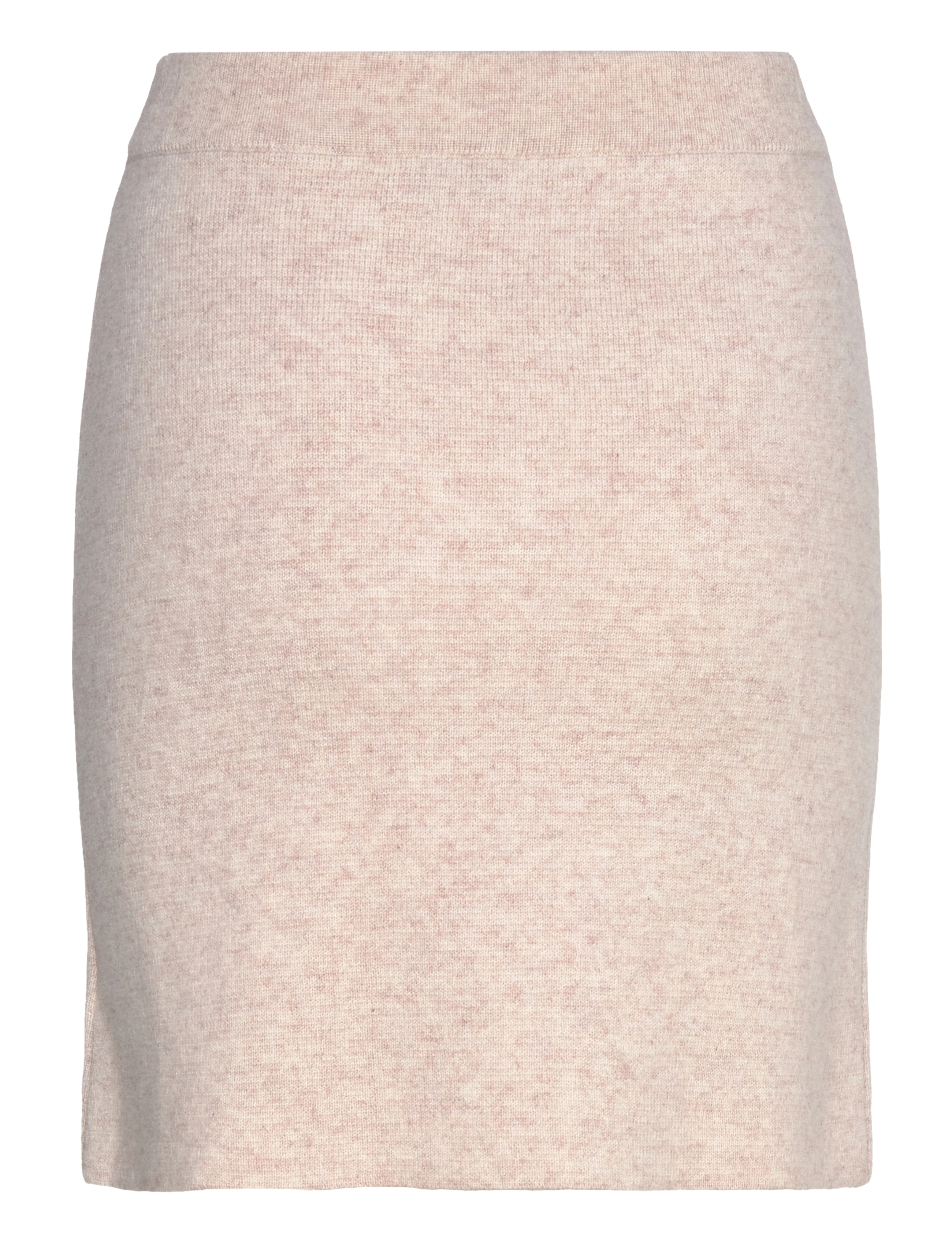 Davida Cashmere - A-line Mini Skirt - light beige - 1