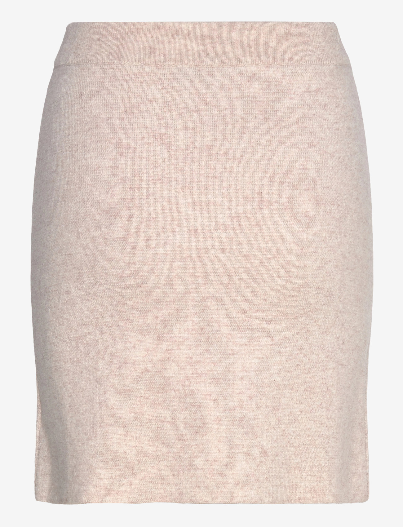 Davida Cashmere - A-line Mini Skirt - light beige - 1