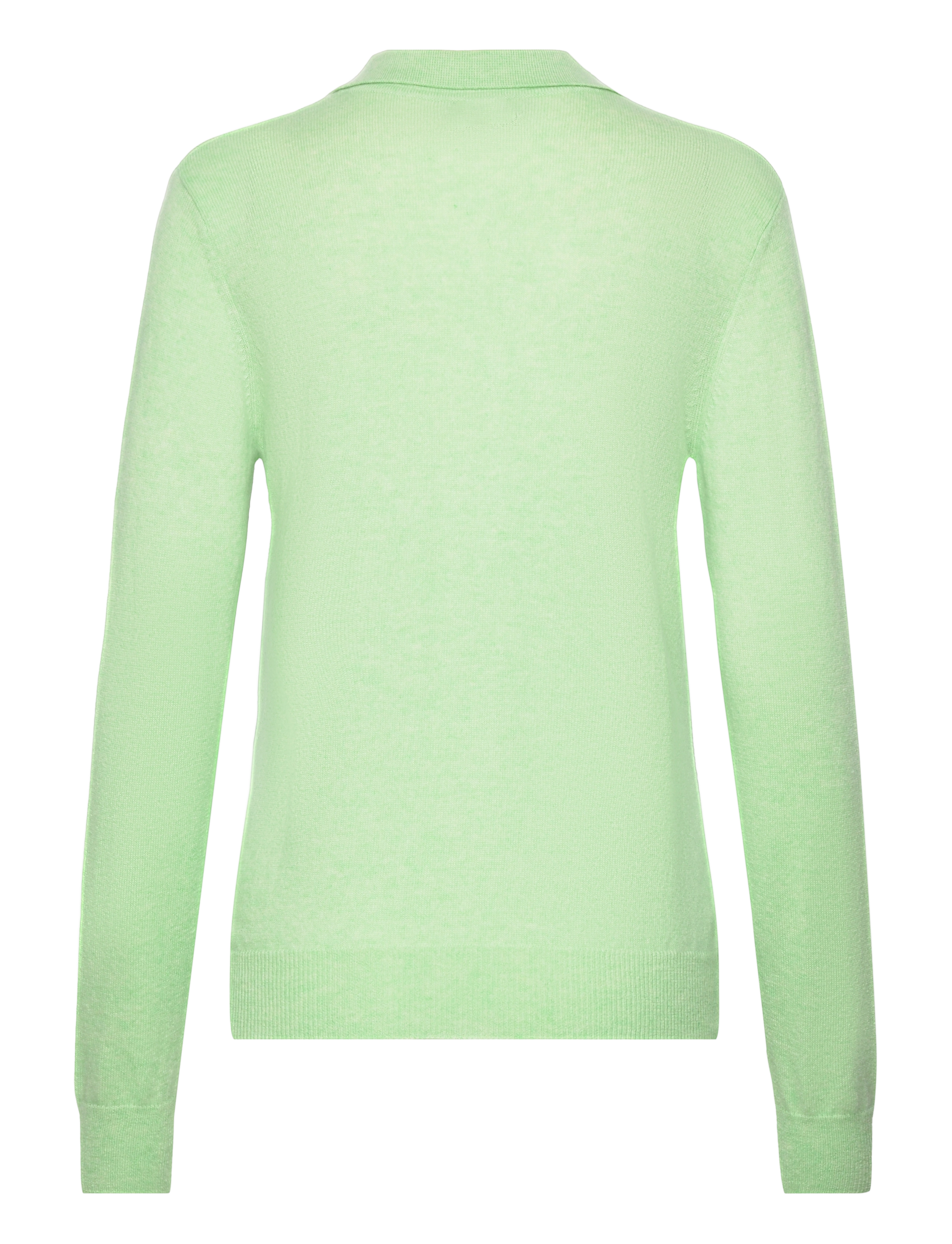 Davida Cashmere - Open Collar Sweater - pistage - 1