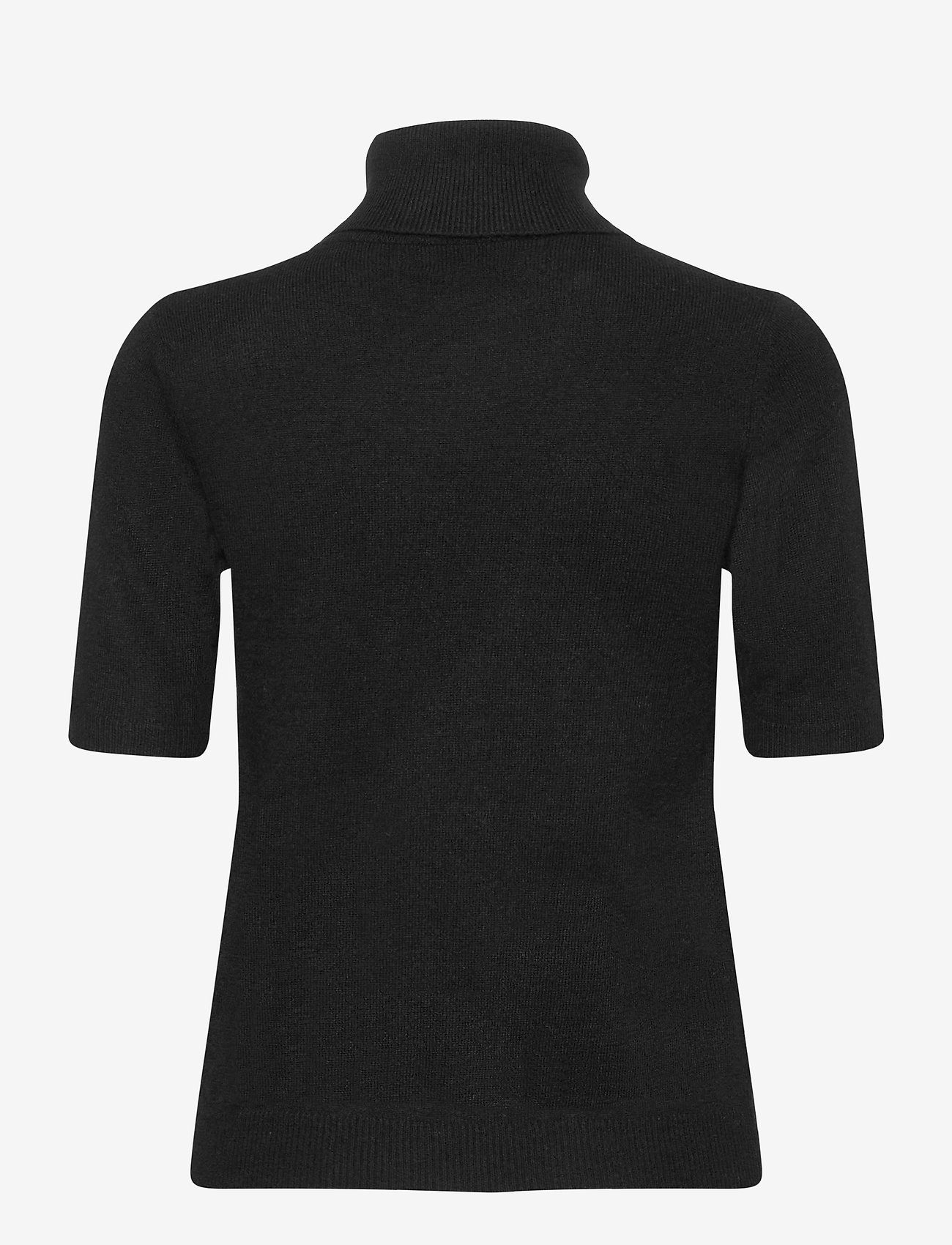 Davida Cashmere - Turtleneck T-shirt - rullekraver - black - 1