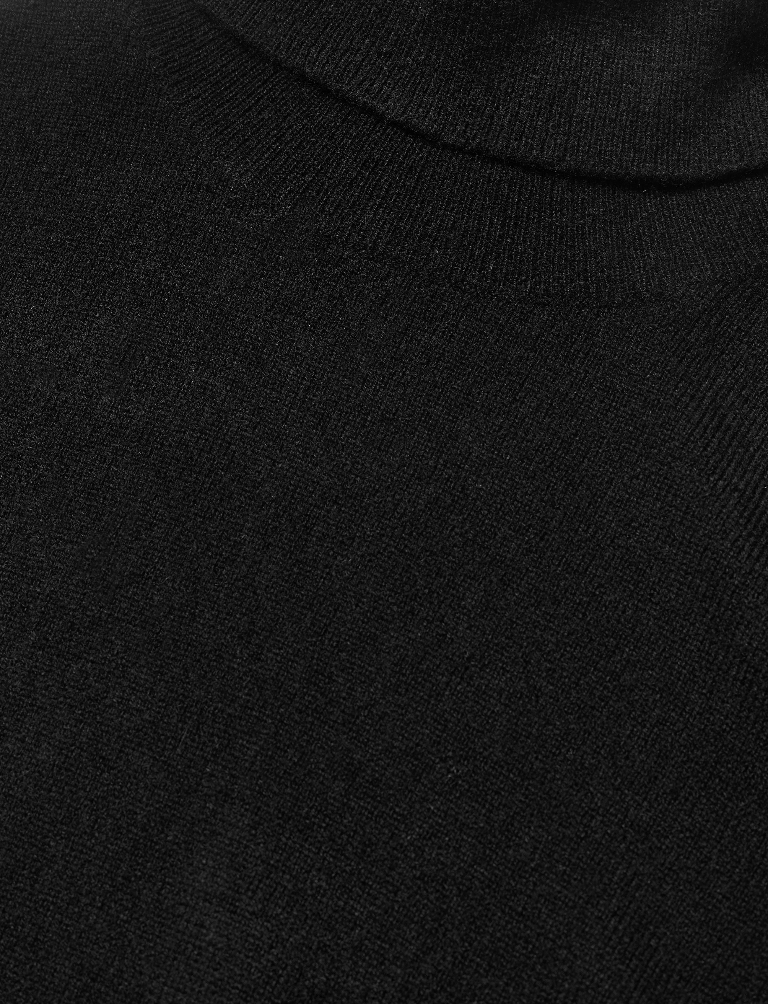 Davida Cashmere - Turtleneck T-shirt - black - 2