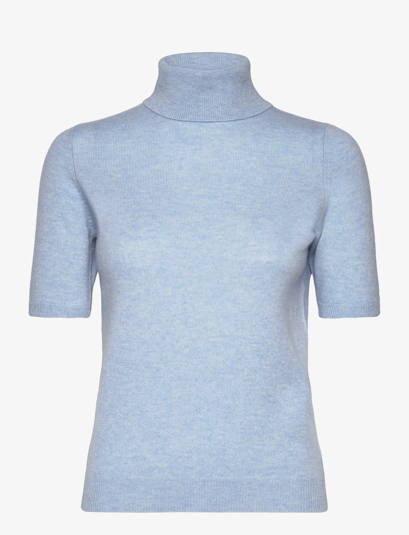 Davida Cashmere - Turtleneck T-shirt - turtleneck - blue fog - 0