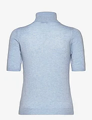 Davida Cashmere - Turtleneck T-shirt - golfy - blue fog - 1