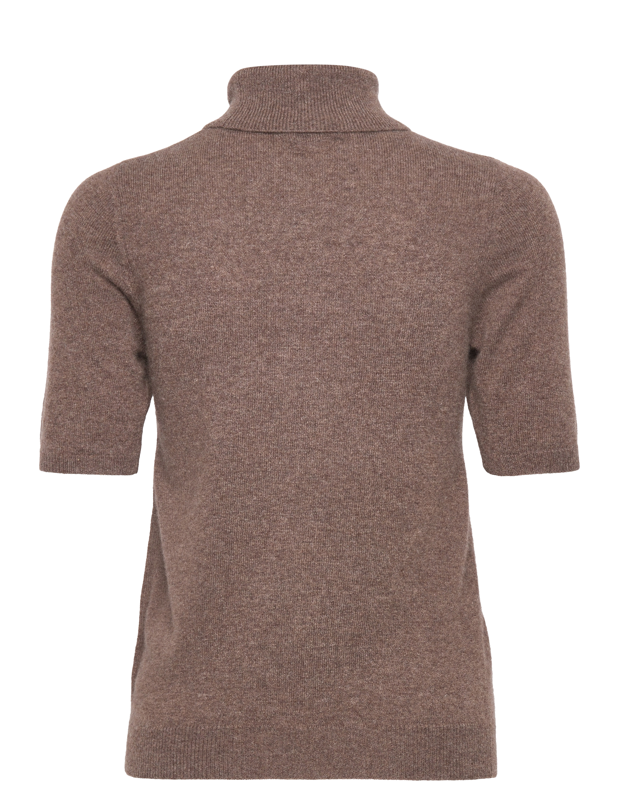 Davida Cashmere - Turtleneck T-shirt - cacao - 1