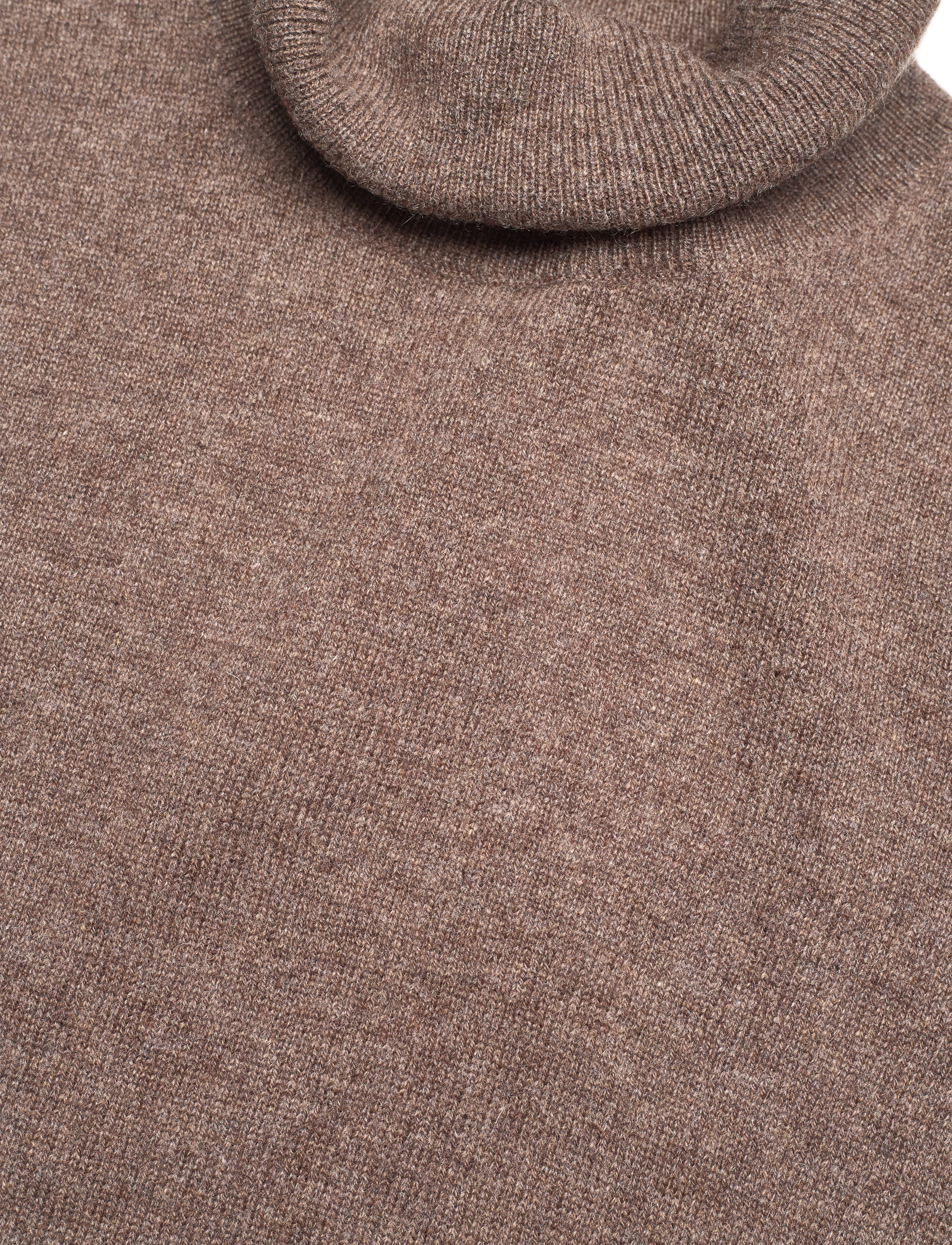 Davida Cashmere - Turtleneck T-shirt - cacao - 3