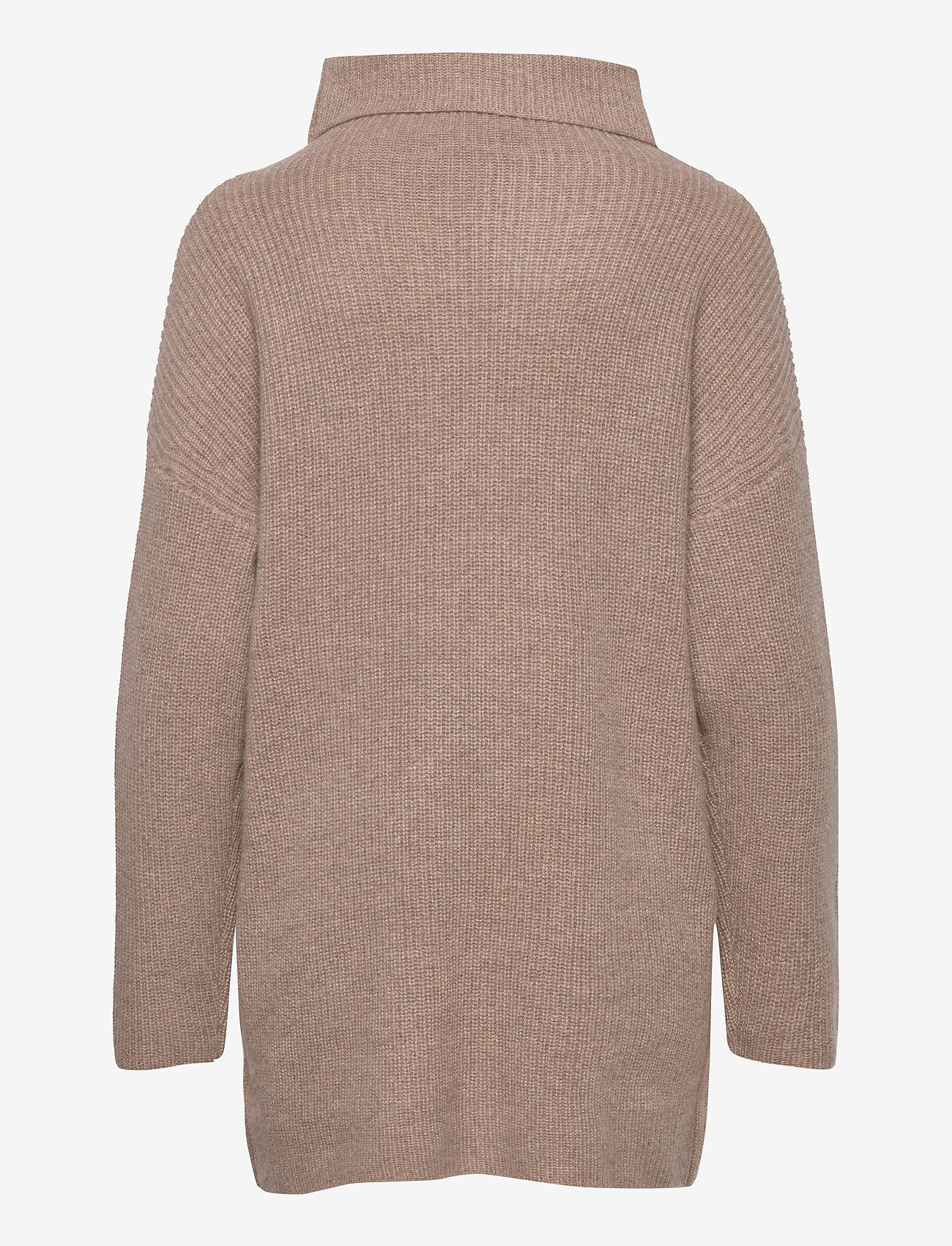 Davida Cashmere - Oversized Rib Sweater - mink - 1