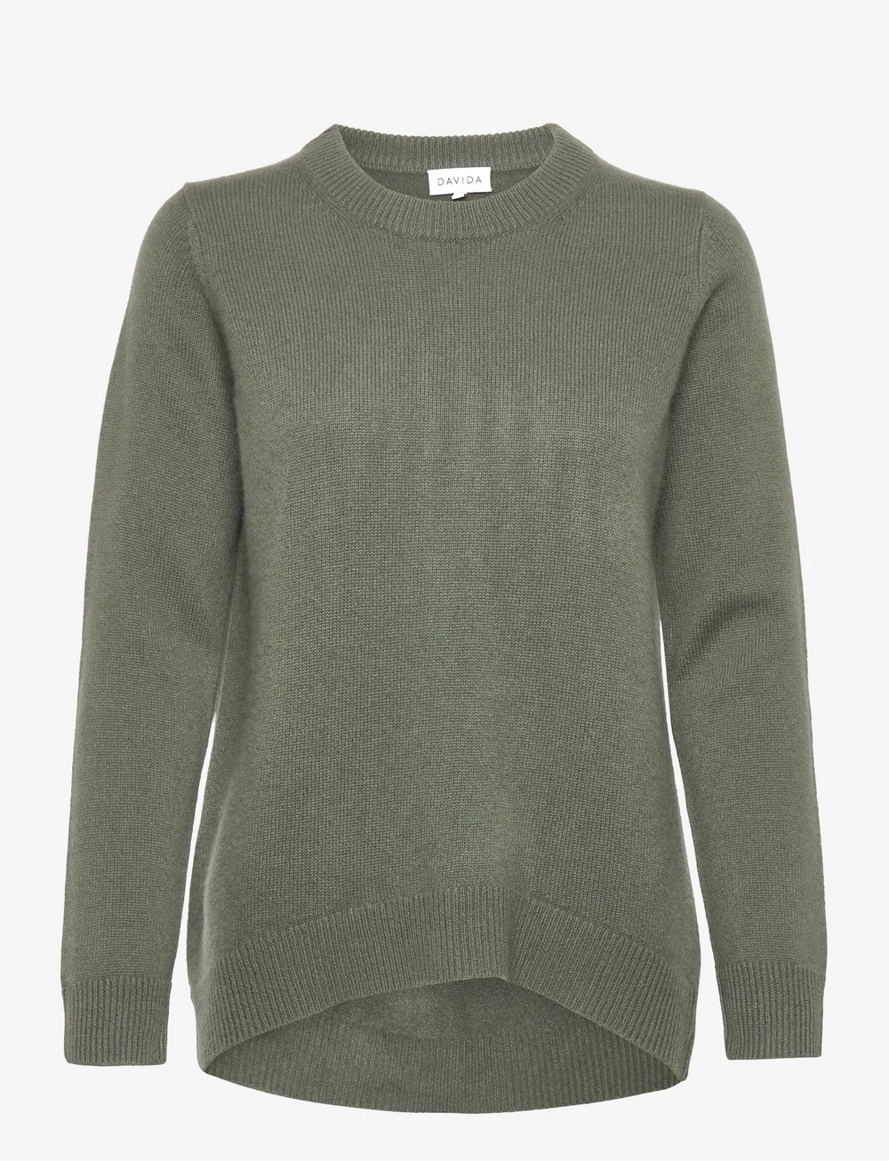 Davida Cashmere Straight O neck Sweater Jumpers Boozt