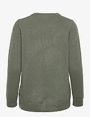 Davida Cashmere - Straight O-neck Sweater - trøjer - army green - 1