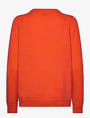 Davida Cashmere - Straight O-neck Sweater - džemprid - blood orange - 1