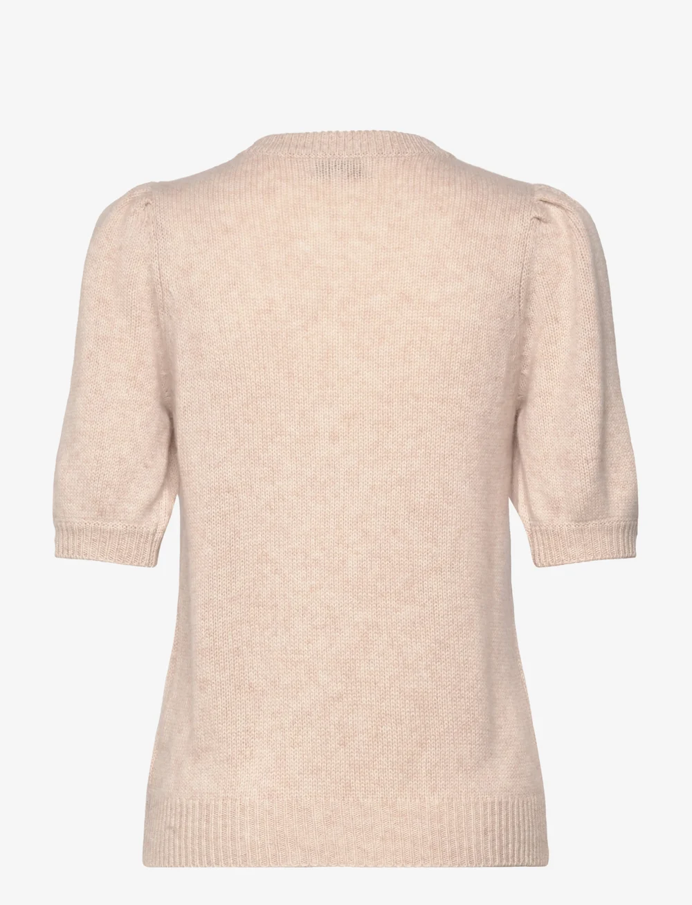 Davida Cashmere - Puff Sleeve T-Shirt - cashmere - light beige - 2