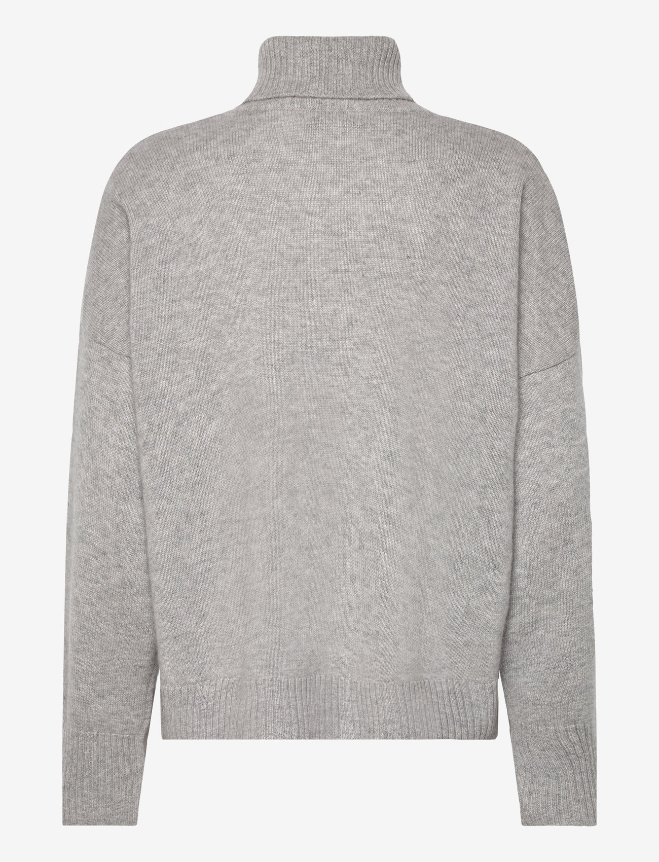 Davida Cashmere - Chunky Roll Neck Sweater - cashmere - light grey - 1