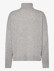 Davida Cashmere - Chunky Roll Neck Sweater - megztiniai su aukšta apykakle - light grey - 1