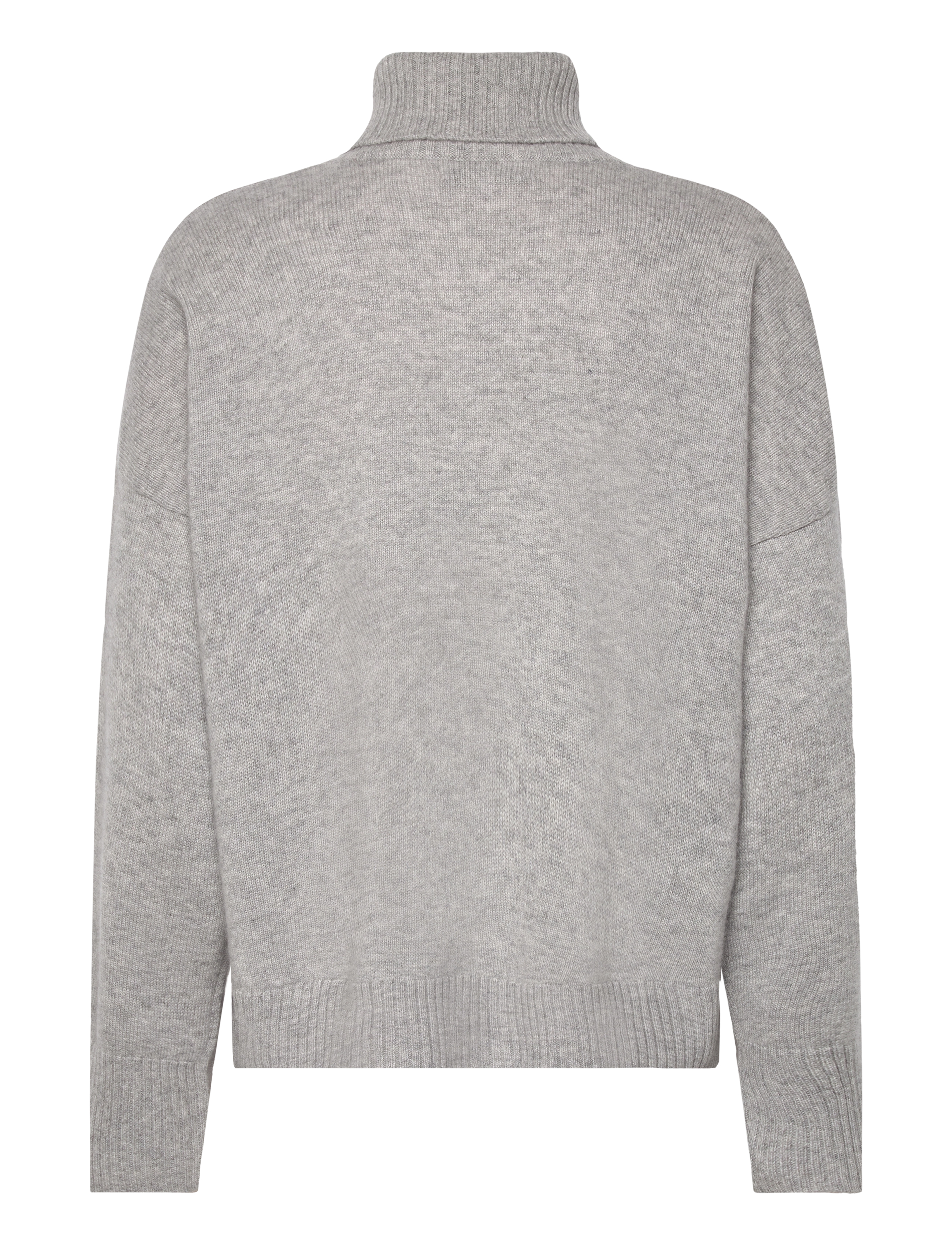 Davida Cashmere - Chunky Roll Neck Sweater - kõrge kaelusega džemprid - light grey - 1