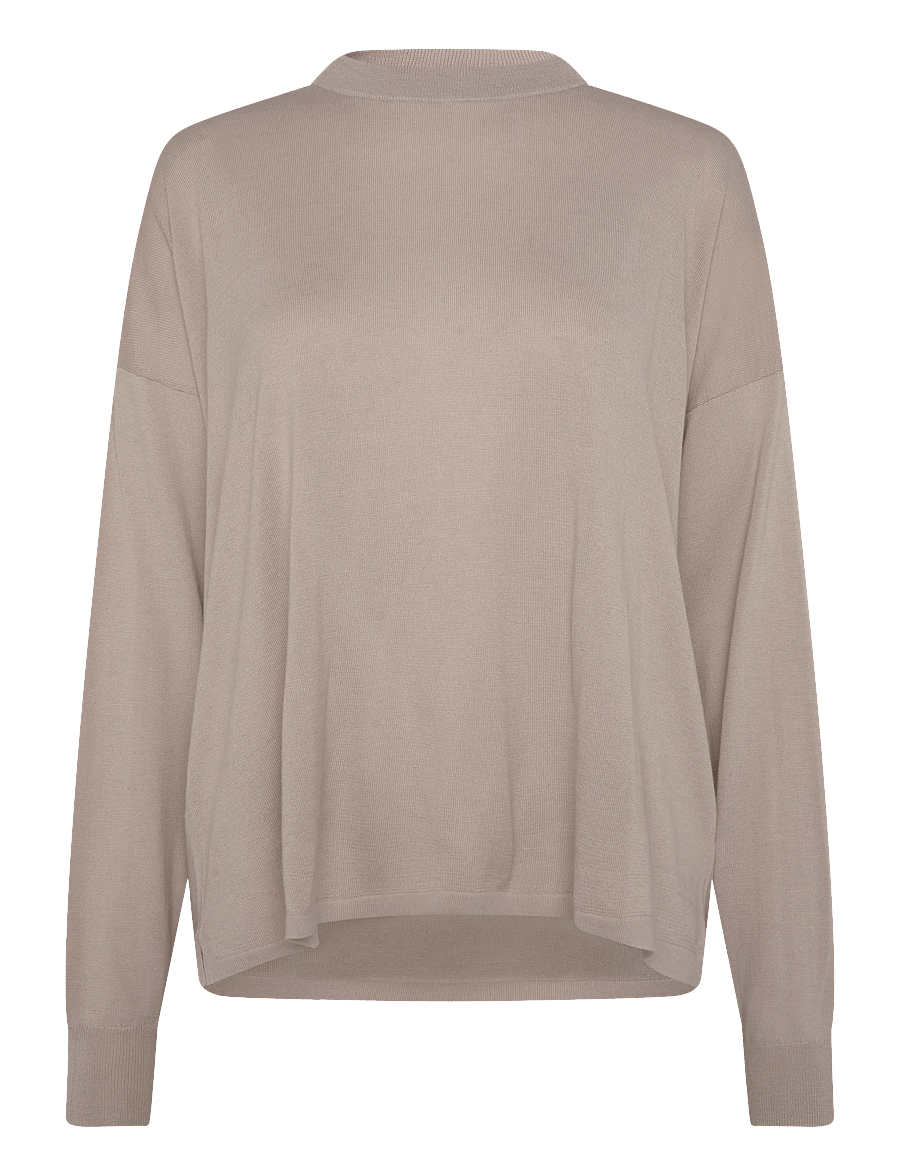 Davida Cashmere - Fine Knit Straight Sweater - kaschmir - light beige - 0