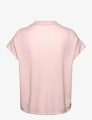 Davida Cashmere - Open Collar Cap Sleeve - polo shirts - light pink - 1