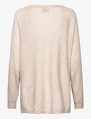 Davida Cashmere - Boat Neck Loose Sweater - pullover - light beige - 1